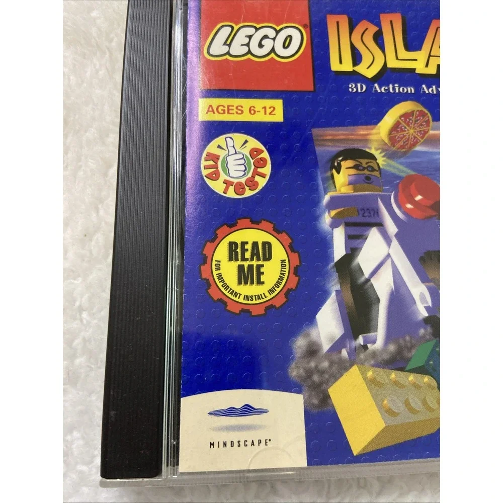 Vintage LEGO Island 3D Action Adventure‎ PC CD-ROM Windows 95 Ages 6-12